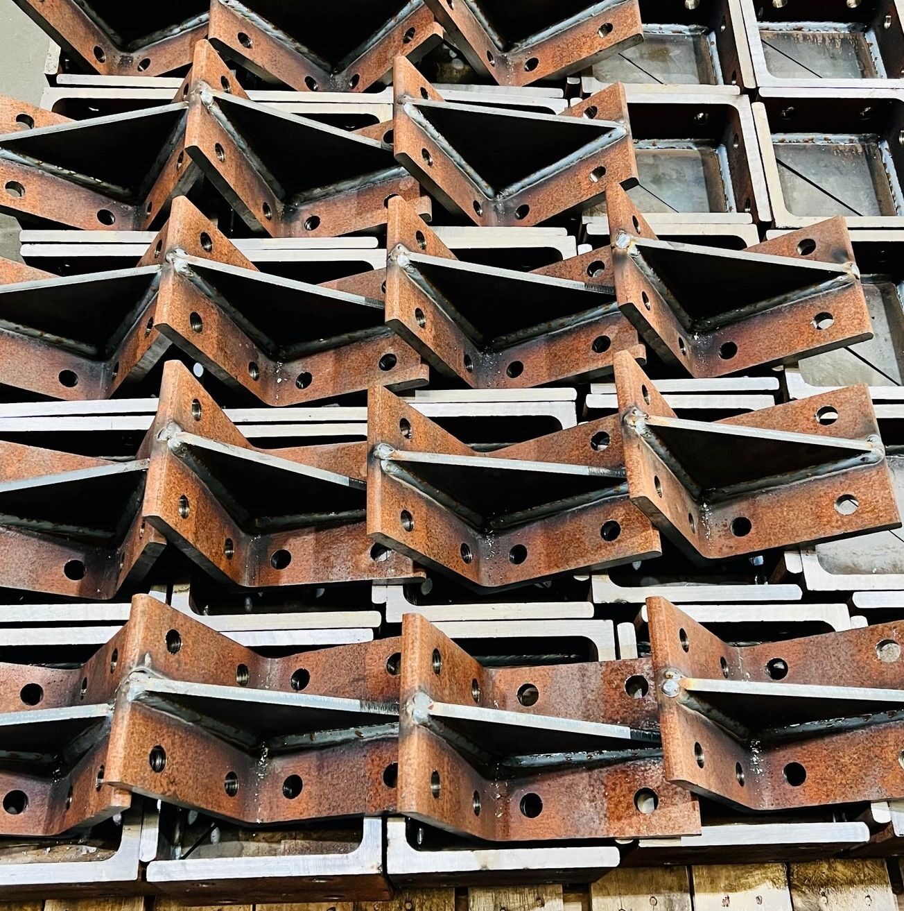 Steelwork in production