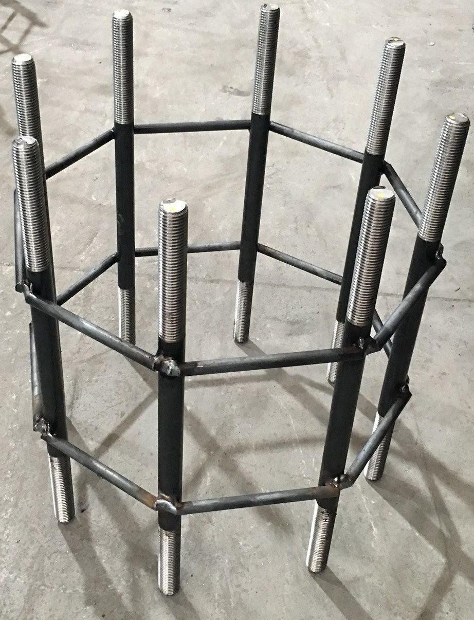 Cage set fabricated to drawing